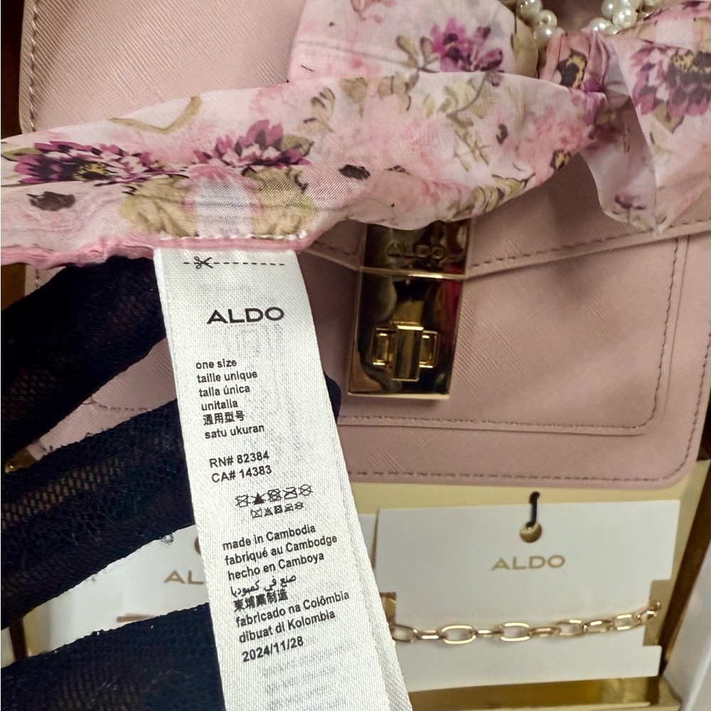🆕ALDO Limited Edition Pink Crossbody Bag Chic & Versatile Bag 🔥4 in ONE🔥 - Picture 9 of 9